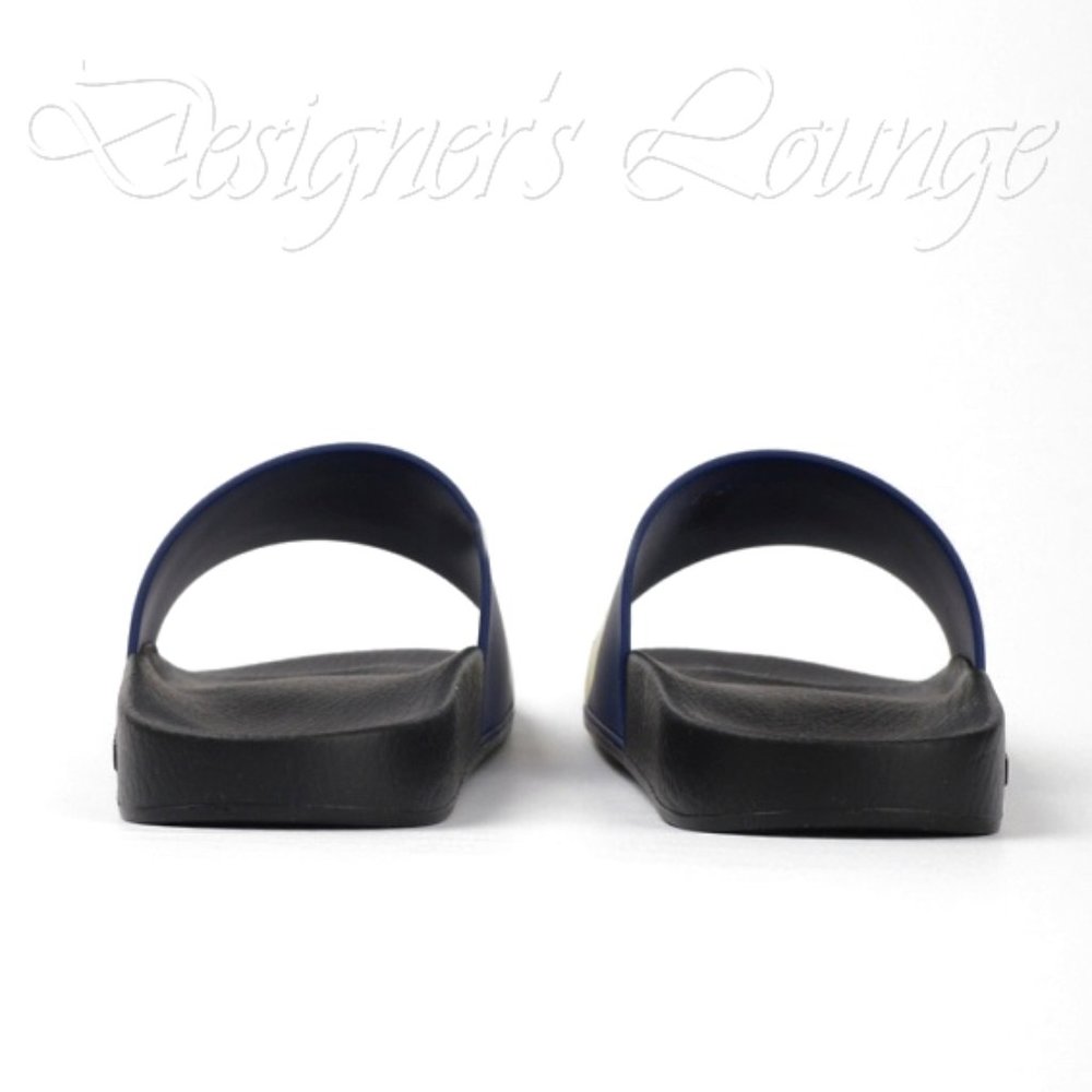 SOLD! NEW GUCCI Interlocking GG Logo Rainbow Slides 9 G / US 9.5 Flip Flops - Picture 11 of 13